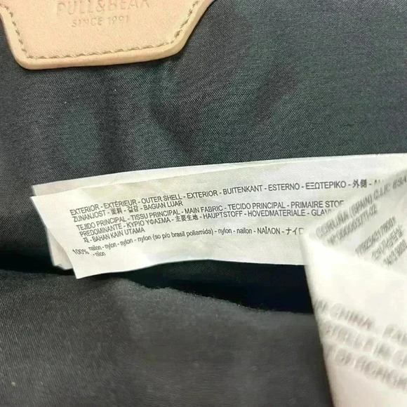 Pull & Bear Mini Back Pack Blush Pink Purse Bag Money Keys Wallet Cards Organize - Picture 8 of 9